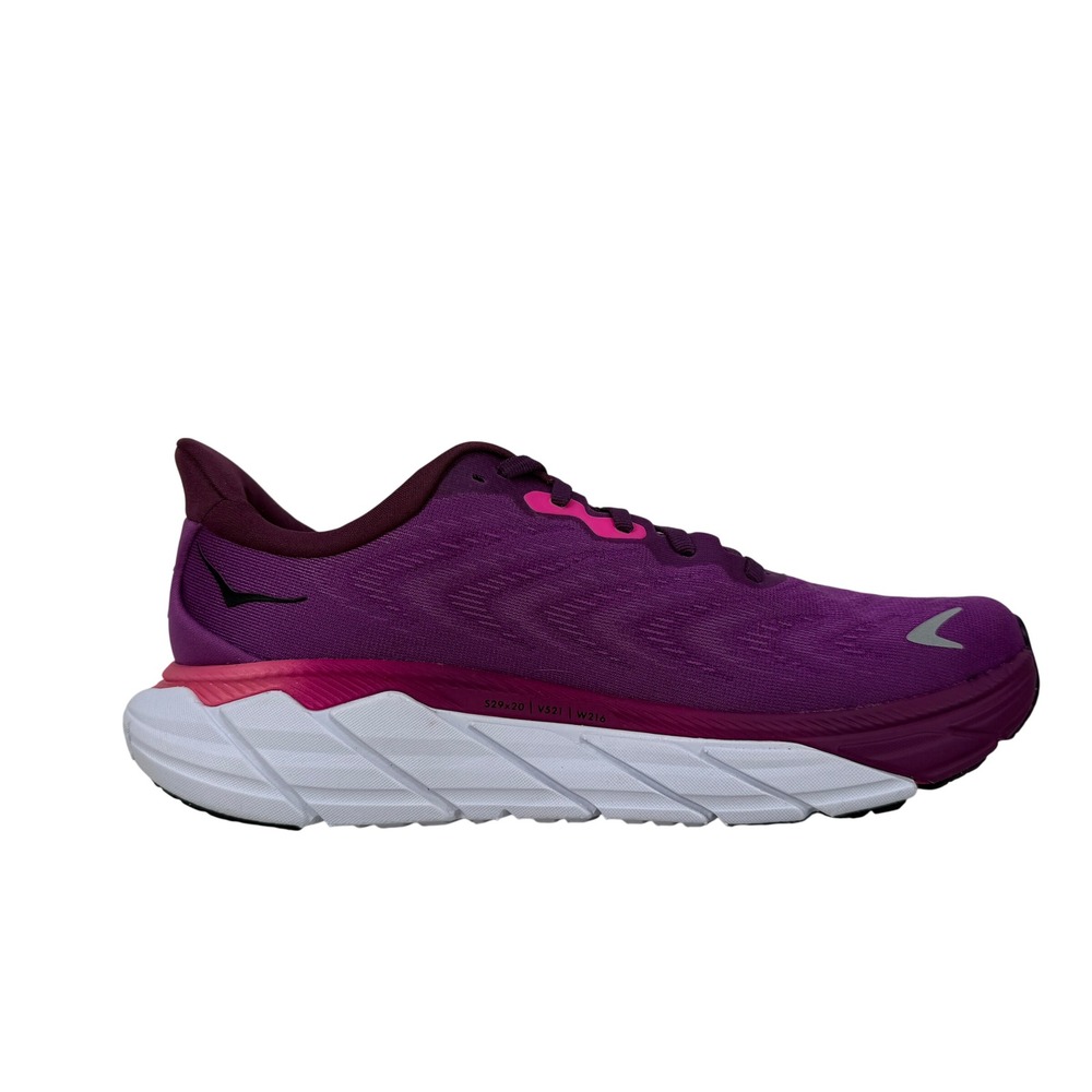 Hoka Arahi 6 Running Shoes Womens 9.5 B Grape Wine Beauty Berry 1123195 GWBY - Picture 3 of 12